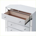 thumbnail image 5 of Chests & Wardrobes, Modern Silver Champagne Storage Chest, 58"H x 32"W x 21"D | Particle Board | White, 5 of 8