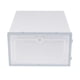 thumbnail image 2 of Daboolka 3 cajas de almacenamiento transparentes para zapatos, contenedores apilables para zapatos (gris-azul), 2 of 8