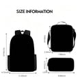 thumbnail image 5 of BUTIED 3-Pack Backpack Set Dinosaur Bookbag Print, Lunch Bag and Pencil Pouch, Stylish Travel Bag, 5 of 5