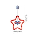 thumbnail image 3 of 4th of July Lights, Red White and Blue Window Lights with Suction Cup, Battery Operated and Timer Function Patriotic Star Lights for Fourth of July, Memorial Day, Labor Day Decoration, 3 of 6