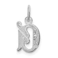 thumbnail image 3 of 14k White Gold Small Script Design Letter G Initial Charm Pendant, 3 of 3