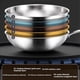 thumbnail image 4 of Titanium Hammered Pan Pro con tapa, sartén Nutri de titanio antiadherente resistente a los arañazos for cocinar, 4 of 7