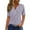 Purple, variant on WREESH Women's Henley Shirts Soft Cotton for Summer, Short Sleeve Casual Tops with Graphic Prints, Loose Fit V-Neck Button T-Shirt Blue