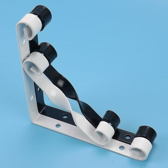 KAKOWELY Decorative Floating Shelf Bracket 2Pcs 5.9*5.9in White