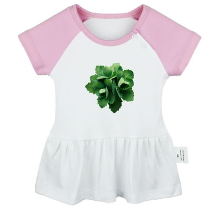 

Nature Green Leaf Pattern Dresses For Baby Newborn Babies Skirts Infant Princess Dress 0-24M Kids Graphic Clothes (Pink Raglan Dresses 12-18 Months)