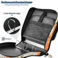 thumbnail image 4 of FORMRS Zipper Binder with Shoulder Strap 2-inch Ring 500 Sheet Capacity File Bag, Sunny Floral, 4 of 5