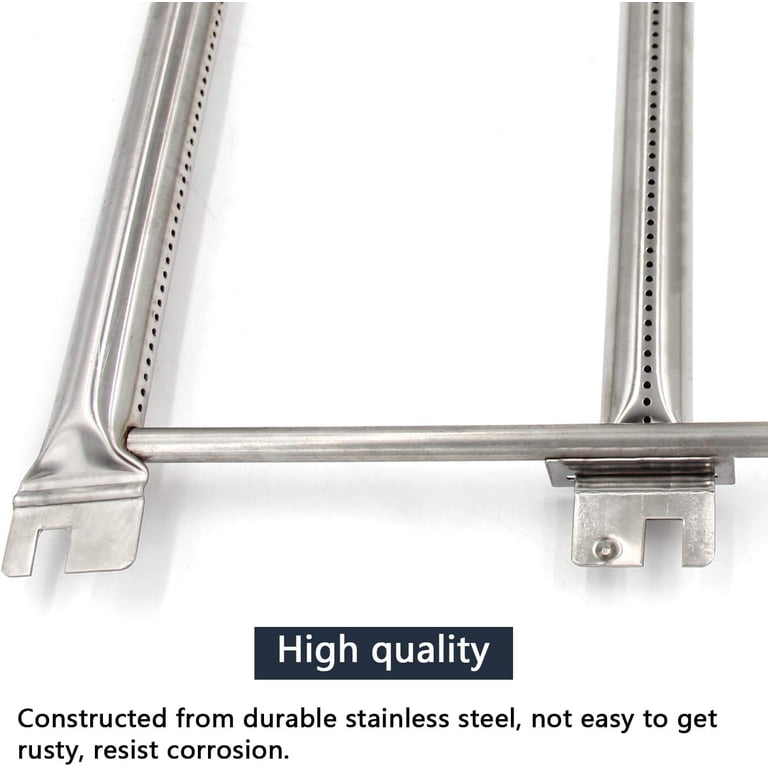 Kit Ricambio Per Barbecue Weber: 5 Barre Aromatizzanti E 4 Bruciatori In Acciaio Inox 304, Compatibile Con Spirit E310, Genesis Silver E Altri Modelli.