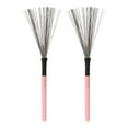 thumbnail image 2 of Drum Brush, Portable Drum Stick Brush  For Playing Pink, 2 of 8