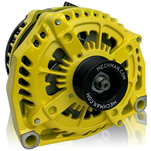 Mechman High Output 400 Amp Alternator Yellow 1996-2004 GM Truck 4.3L 4.8L 5.3L 5.7L 6L