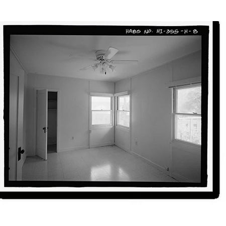 Historic Print, U.S. Naval Base, Pearl Harbor, Naval Housing Area Makalapa, Transportation Department Office, 47 Makalapa Drive, Pearl City, Honolulu County, HI - 8, 16" x 20"