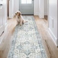 thumbnail image 3 of KUETH 2.5X12 Runner Rug Machine Washable, Kitchen Runner Rug for Floor and Hallway, Non Slip Throw Area Rug with Rubber Backing for Living Room、 Entryway、Bedroom and Dining Room, 3 of 8