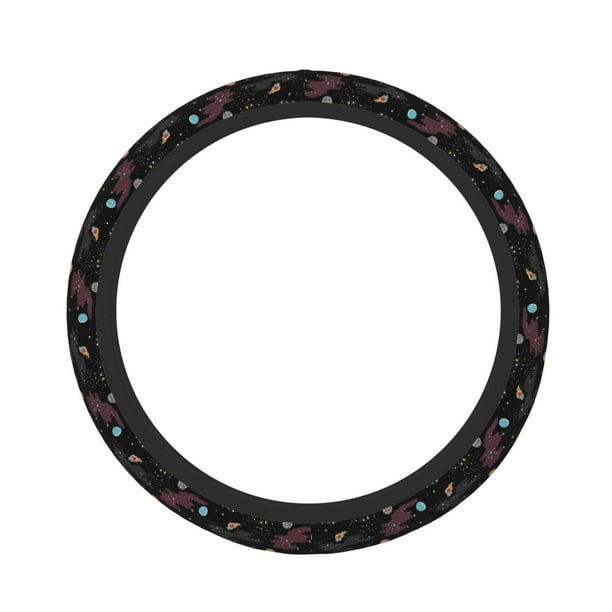 Balery Galaxy Fundas elásticas antideslizantes para volante, funda protectora universal para hombre y mujer, 15 pulgadas, accesorios para coche.