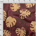 thumbnail image 3 of oneOone Cotton Cambric Maroon Fabric Ocean Underwater Life Sewing Craft Projects Fabric Prints By Yard 42 Inch Wide, 3 of 4