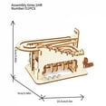 thumbnail image 3 of Spiral Marble Run 3D Wooden Puzzles for Adults and Teens DIY Model Building Kits with Mechanical Puzzles, 3 of 8