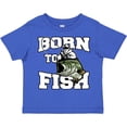 thumbnail image 3 of Inktastic Born to Fish Boys or Girls Toddler T-Shirt, 3 of 5
