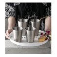thumbnail image 5 of 6 Ounce Stainless Steel Pint Cups,Cups for Kids & Toddlers,Shatterproof Cup Tumblers Unbreakable Metal Drinking Glasses,Christmas Cups for Bar, Home, Restaurant ,4Pack, 5 of 9