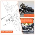 thumbnail image 3 of Fovplue Mini Estribo De Pasajero Con Kit De Montaje Para Harley Touring 1993-2024 Para Cvo Electra Glide Road Glide Road King Street Glide Ultra Classic Ultra Limited Revival Flh Chrome#2, 3 of 5