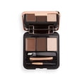 thumbnail image 3 of Makeup Revolution Eyebrow Kit, Brow Palette Dark Brown, 0.077oz/2.2g, 3 of 6