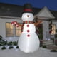 thumbnail image 2 of Muñeco de nieve inflable Gemmy con forma de gemelo 3 m con luces LED, 2 of 4