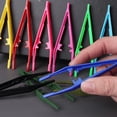 thumbnail image 5 of Pinzas de plástico desechables, accesorios de kit de emergencia, material de alimentación con clip de bricolaje, cabeza redonda con dientes carnosos, 5 of 5