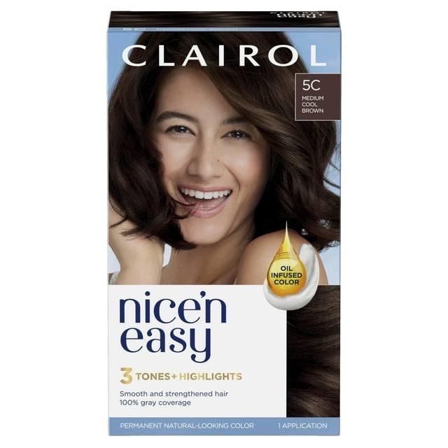 Tinte de pelo Clairol Nice'n Easy 5C Medium Cool Brown