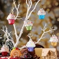 thumbnail image 4 of Nuevos adornos para árboles de Navidad, adornos colgantes de frutas, piña, adornos de cristal para cupcakes, adornos navideños, 4 of 6