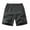 Dark Gray, variant on WDDDD Men‘s Quick Dry Athletic Shorts Elastic Waist Zipper Pockets Hiking Gym White L