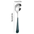 thumbnail image 3 of Ynlkorvg Tableware Round Spoon 304 Stainless Spoon Fork Household Cute Small Soup Spoon Thick Round Bottom Eating Spoon, 3 of 9