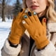 thumbnail image 4 of Guantes de Invierno Tejidos, Adornos de Cristal de Colores Variados, Mitones de Ganchillo de Dedo Completo con Buena Elasticidad para Niñas, Niños, Mujeres, 4 of 7