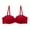 Red Everyday Bra, variant on HAPIMO Women's Everyday Bra Lace Lifting Bra Comfy Underwear Push Up Wireless Seamless Soft Smoothing Brassiere Solid Color Trendy Lady Lingerie Beige 32