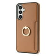 thumbnail image 6 of Feishell for Samsung A14 5G Wallet Case with Card Holder, 360°Rotation Ring Holder Kickstand, Premium PU Leather RFID Blocking Card Pocket Protective Cover for Samsung Galaxy A14 5G, Brown, 6 of 9