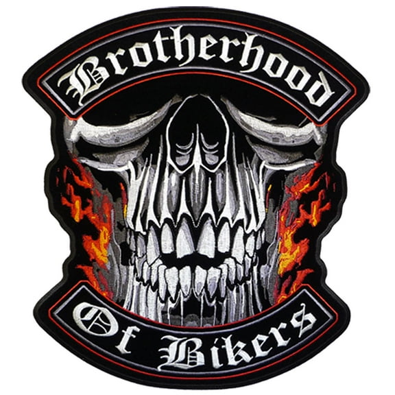Hot Leathers PPA5117 Brotherhood of Bikers 11" x 12" Patch 11X12
