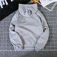 thumbnail image 3 of Hoodies for Teen Girls Plus Size Casual Pullover Tops with Hooded Lightweight Drawstring Tops with Pockets, 3 of 5