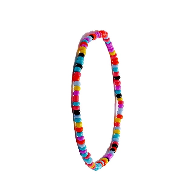 Pulseras de tobillo Jumpingount cuentas de arroz cadenas duraderas hechas a mano multiusos