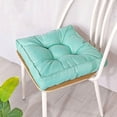 thumbnail image 3 of Lohuatrd Solid Color Square Seat Cushion Breathable Cotton Linen Thickened High Elastic Padded Super Soft Home Office Chair Tatami Sofa Floor Sitting Mat Pad, 3 of 8