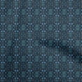 thumbnail image 1 of oneOone Polyester Spandex Blue Fabric Asian Kilim Sewing Craft Projects Fabric Prints By Yard 56 Inch Wide, 1 of 5