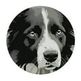 thumbnail image 2 of JEUXUS Cute Collie Dog Round Table Cover Fitted Outdoor Tablecloth Home Decor for Picnic Camping Dinner, 2 of 7