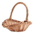 thumbnail image 1 of Wicker Basket with Handle, Wicker Shopping Basket, small, 1 of 5