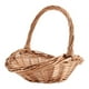 thumbnail image 1 of Wicker Basket with Handle, Wicker Shopping Basket, small, 1 of 5