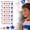 A1_10pc Multicolor 9.92x5.51in, variant on ERTZAE Patriotic Ribbon,2X180In Classic Star & Stripe Ribbon,Red White And Blue Ribbon,Star Ribbon Wired,Stars & Stripes Americana Ribbon,4Th Of July Decor,Independence Day Ribbon,Memorial Day Ribbon