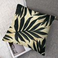 thumbnail image 7 of Acheng Palm Leaves with Lush Branches and Leaves Tropical Jungle Palm Leaves Short Plush Pillowcase Cover Set of 2 White, 7 of 7