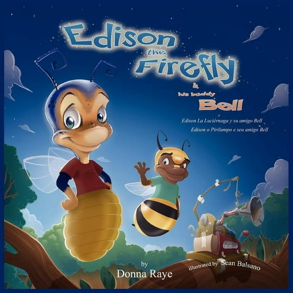 Edison the Firefly and His Buddy Bell (Multilingual Edition) Paperback