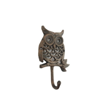 

Rustic Copper Cast Iron Owl Hook 6
