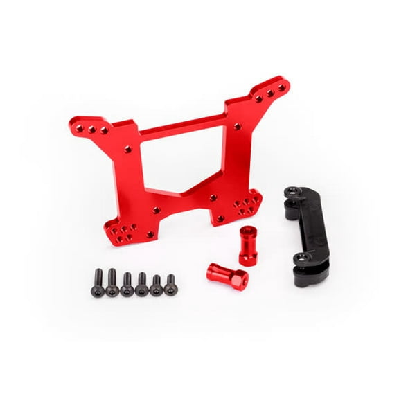 TRA6738R Traxxas Shock Tower Rear Aluminum Red TRA6738R