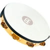 MEINL Recording-Combo Goat-Skin Wood Tambourine One Row Dual Alloy Jingles Super Natural