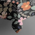 thumbnail image 5 of Pioneer Flower Floral Print Pattern Square Tablecloth,Waterproof Square Table Cover,Wipeable Spillproof Washable Table Cover for Home Kitchen Party Decor 60"x60"(152x152cm), 5 of 6