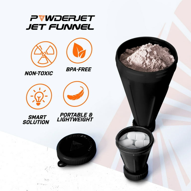 Doveaz® Protein Funnel Mini Smart Portable Protein Powder Bottle