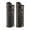 Black, variant on BIMZUC 2Pcs Zinc Alloy Lighter Case, Vintage Floral Pattern Protective Cover Container for Outdoor Camping & Hiking, Gold