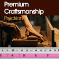thumbnail image 3 of 12+6 Inch Metal Ruler Set-Straight Edge Ruler Has Both Imperial and Metric Measurements, Perfect for DIY Projects, Red, 3 of 5