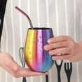 thumbnail image 3 of 2 Pack Stainless Steel Stemless Wine Glasses, Insulated Travel Tumbler for CampingSymphony, 3 of 5